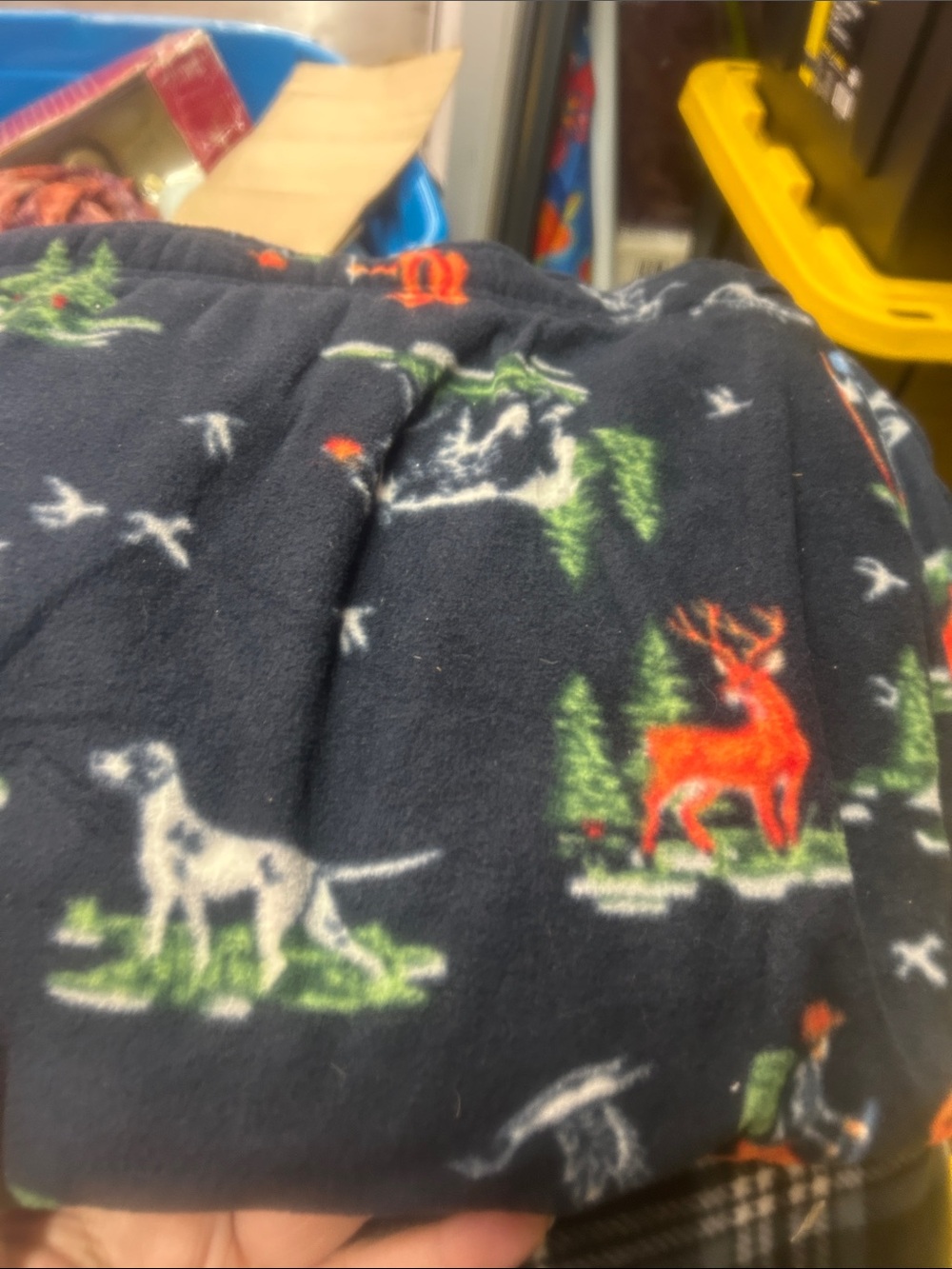 NWT Sz XXL dog deer print fleece pajama pants by Sonoma